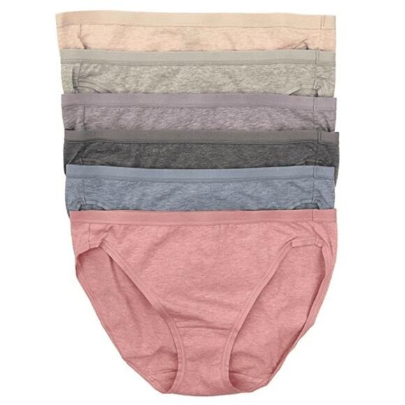 Felina Other - Felina Womens Organic Cotton Stretch Bikini, 6-pack (Multı, Small)